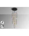 COLETTE-LAMP 14L NEGRO-ORO ROSA DIM